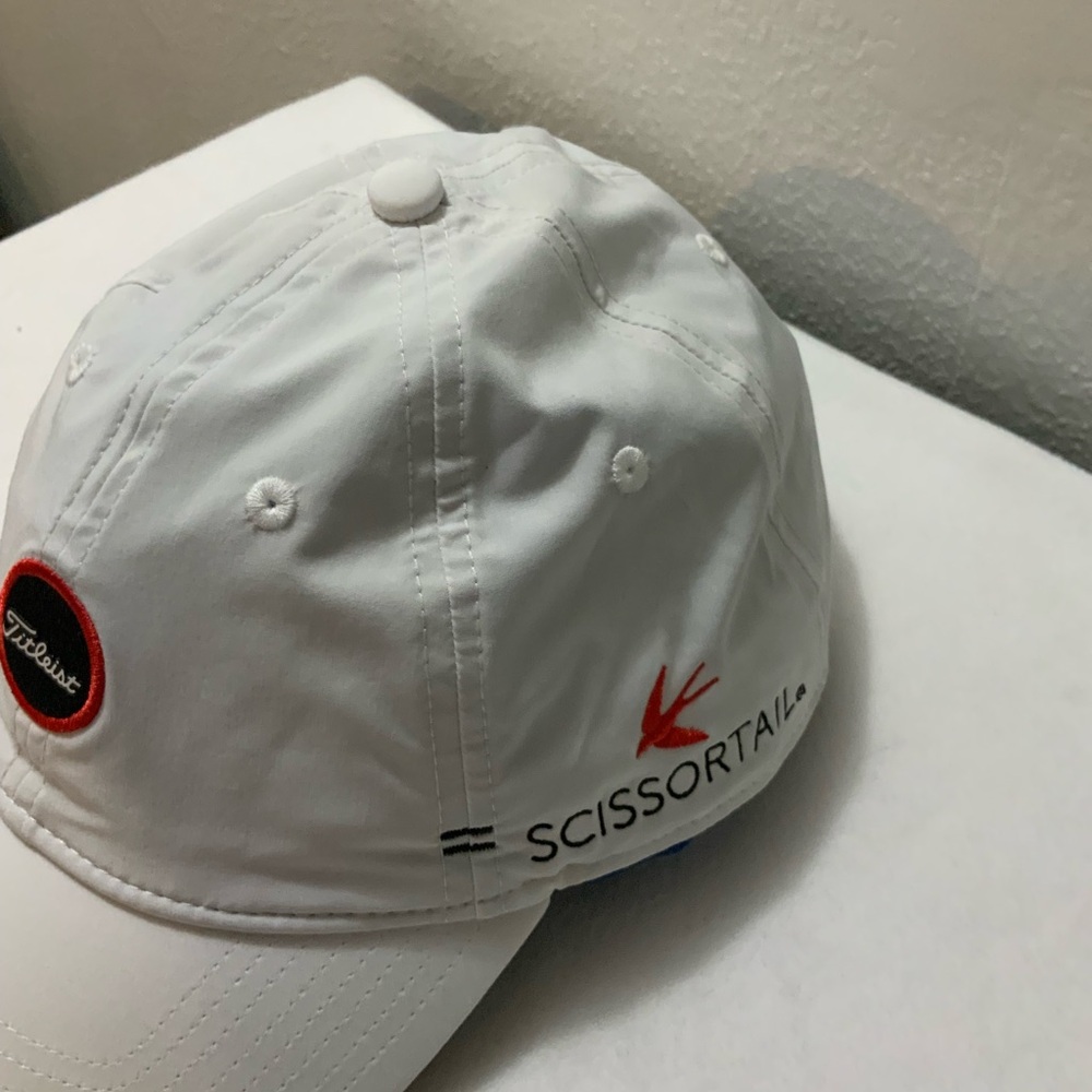 Titleist Scissortail White and Black Golf Cap Winstar - Picture 2 of 5